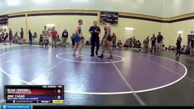 195 lbs Cons. Semi - Elias Cressell, Apache Wrestling Club vs Eric Casad, Red Cobra Wrestling Academy