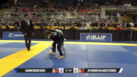 Haddon Brodie Barch vs Jay Gordon William Ketterman 2025 Pan Kids Jiu-Jitsu IBJJF Championship