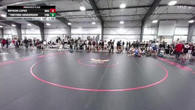 120 lbs Champ. Round 1 - Bryson Lopez, Wheatland vs Treysen Henderson, Lyman