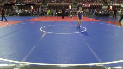 69 lbs Champ. Round 2 - Fletcher Lewis, Thermopolis Wrestling Club vs Jaden Hansen, Bonneville Wrestling