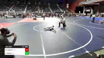 46 lbs Round Of 16 - Makhi Adams, Natrona Colts vs Jackson Miears, Cody WC