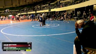 96 lbs Round 1 - Jacob Brothers, Fauquier vs Baker Hartman, Smithfield Youth Wrestling