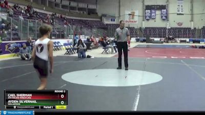 78 lbs Round 2 - Cael Sherman, 5th Round Wrestling vs Ayden Silvernail, Williamson