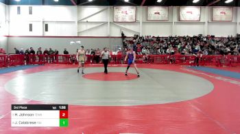 145 lbs 3rd Place - Hunter Johnson, Tewksbury vs James Calabrese, Foxborough