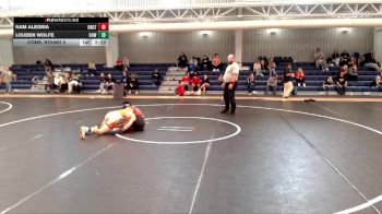 133 lbs Cons. Round 5 - Kam Alegria, Unattached vs Louden Wolfe, Cowley College