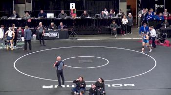 155 lbs 1st Place Match - Summer Guthmiller, Sioux Valley vs Bella Morteo, Rapid City Stevens