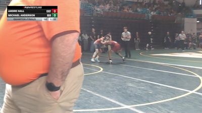 120 lbs Quarterfinal - Andre Hall, Chester vs Michael Anderson, Marion