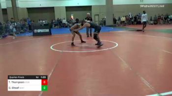 160 lbs Quarterfinal - Talen Thompson, Georgia vs Daniel Shoaf, North Carolina