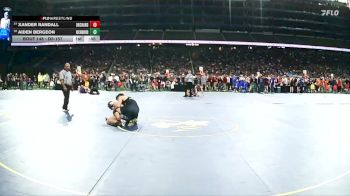 D3-157 lbs Cons. Round 1 - Xander Randall, Muskegon Orchard View vs Aiden Bergeon, Richmond