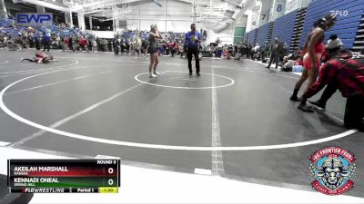 120 lbs Round 3 - Akeilah Marshall, Kansas vs Kennadi ONeal, Spring Hill