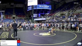 120 lbs Rnd Of 64 - Drew Davis, Illinois vs Carson Doolittle, Iowa