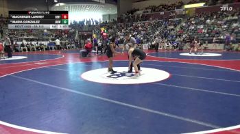6A 110 lbs Cons. Round 1 - Maria Gonzalez, Little Rock Southwest High School vs Mackenzie Lawvey, Bentonville