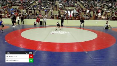 51 lbs Quarterfinal - Landon Paris, Georgia vs Dominic Schafer, The Storm Wrestling Center