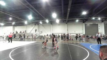 72 lbs 2nd Place - Vesper Ortega, Dwa vs Naomi Gustafson, Top Rank Hammers