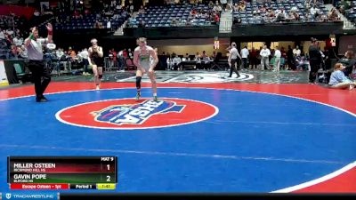 7A-144 lbs Quarterfinal - Miller Osteen, Richmond Hill HS vs Gavin Pope, Buford HS