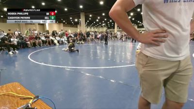 75 lbs Champ. Round 1 - Cashton Peters, Derby City Legends LLC vs Hosea Phillips, Boumans Wrestling