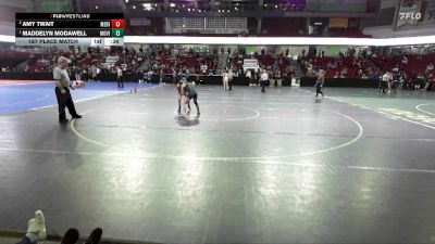 107 True 6th 1st Place Match - Maddelyn Modawell, Mountain View vs Amy Twait, Meridian