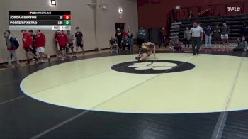 141 lbs Semifinal - Porter Finstad, Lincoln Memorial vs Jordan Sexton, Emmanuel College