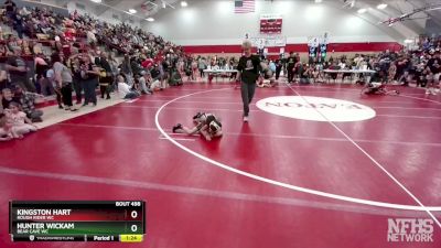 67-69 lbs Round 2 - Kingston Hart, Rough Rider WC vs Hunter Wickam, Bear Cave WC