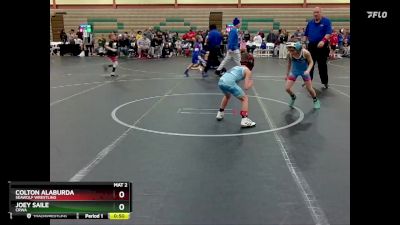 64 lbs Quarterfinal - Colton Alaburda, Seawolf Wrestling vs Joey Saile, CRWA