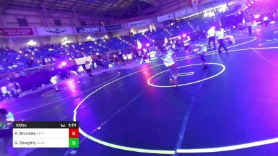 109 lbs Round Of 16 - Kamryn Brumley, Betterman Elite vs Gabriella Doughty, Gladiator Wr Acd