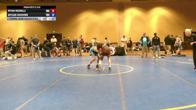 126 lbs Cons. Sub-quarters - Ryan Bozelli, Savage Wrestling Academy vs Myles Hoover, Tiger Wrestling Club