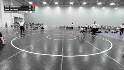 56 lbs Rr Rnd 2 - Gabe Goldsberry, Iron Horse Black - EL vs Beau Faulkner, Ohio Titan Blue - EL