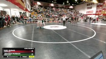 113 lbs Cons. Round 3 - Jeramiah Musbach, Green River vs Kael Gudahl, Wheatland