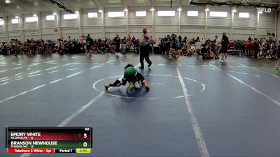 60 lbs Round 2 (8 Team) - Emory White, Killer Elite vs Branson Newhouse, Phoenix WC