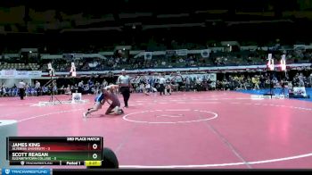 133 lbs Placement (4 Team) - Scott Reagan, Elizabethtown College vs James King, Alvernia University