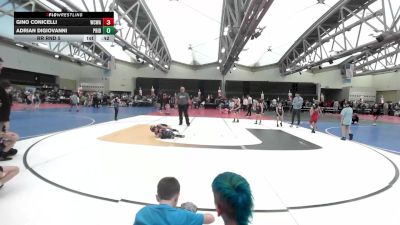 44 lbs Rr Rnd 5 - Gino Conicelli, Wrecking Crew Wrestling Academy vs Adrian DiGiovanni, Pride K3