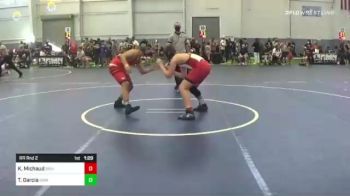 156 lbs Rr Rnd 2 - Kolbe Michaud, Bruin WC vs Tavier Garcia, Grind House WC
