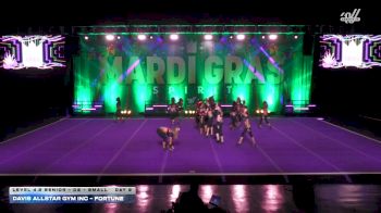 Davis Allstar Gym Inc - Fortune [2026 L4.2 Senior - D2 - Small Day 2] 2026 Mardi Gras Grand Nationals