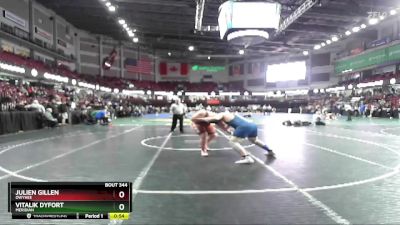 285 lbs Cons. Round 3 - Vitalik Dyfort, Meridian vs Julien Gillen, Owyhee