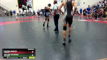 150 lbs Semifinal - Skyler Salzman, Hillsboro vs Victor Shipley, Century