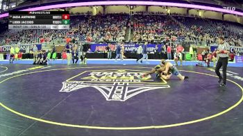 Girls-125 lbs Cons. Round 1 - Jada Antwine, Fitzgerald H.s. Girls vs Libbi Jacobs, Petoskey Hs Girls