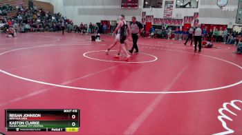 114 lbs Semifinal - Kaston Clarke, Fulda-Murray Cty Central vs Regan Johnson, New Ulm Area