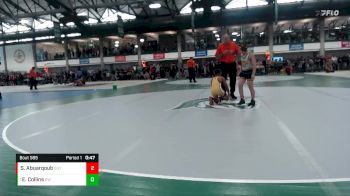 87-92 lbs Round 5 - Elijah Collins, Olympia Wrestling vs Sami Abuarqoub, Greg Gomez Trained