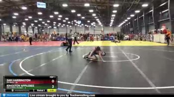 100 lbs Round 2 - Sam Harrington, PA Gold vs Kingston Applebee, Oklahoma Energy