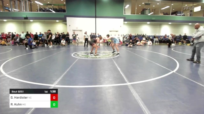 215 lbs Round Of 16 - Gavin Hardister, NC vs Rylan Kuhn, MO