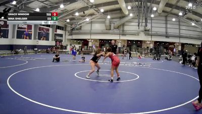 135 lbs Round 7 (8 Team) - Nina Shelger, Cradle Crushers - Aqua vs Grace Windom, Takedown Queens