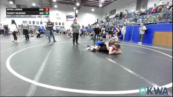 125 lbs Rr Rnd 3 - Myka Loman, Newcastle Youth Wrestling vs Dagny Haskins, Norman North