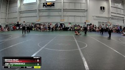 88 lbs Round 1 (8 Team) - Joey Pasterkiewicz, Lake WC vs Brydyn Riley, Contenders WA Green