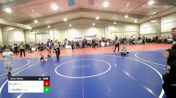 70 lbs Consolation - Noah Lay, Heat vs Jaxon Shaffer, Hilldale Youth Wrestling Club