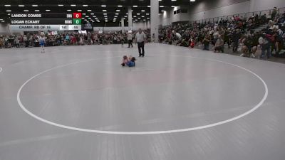 77 lbs Champ. Rd Of 16 - Landon Combs, Sebolt Wrestling Academy vs Logan Eckart, Bad Karma Wrestling Club