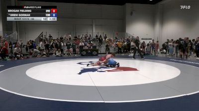 65 lbs Champ. Round 2 - Brogan Fielding, Spire RTC vs Drew Gorman, Teknique Wrestling