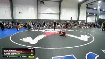 67 lbs Cons. Round 3 - Isaac Borreli, Bethel AllStars Wrestling Club vs Tucker Eisenmann, Mat Rats Rebooted