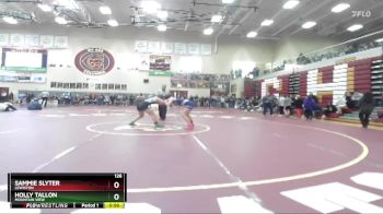 126 lbs Cons. Round 5 - Sammie Slyter, Lewiston vs Holly Tallon, Mountain View