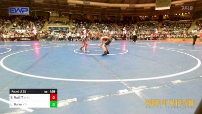 73 lbs Round Of 32 - Sage Ratliff, Big Game Wrestling Club vs Leighton Burns, Kansas Young Guns