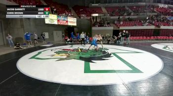 157 lbs Round 2 - Quarters & 1st Wb (16 Team) - Chris Brown, Amarillo vs Jacob Garrett, Leander